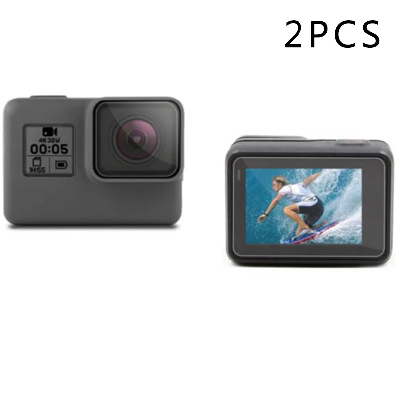 

For GoPro Hero 5 6 7 Lens For Edition Hero 2018 Screen Film Tempered Glass Useful Durable High Quality