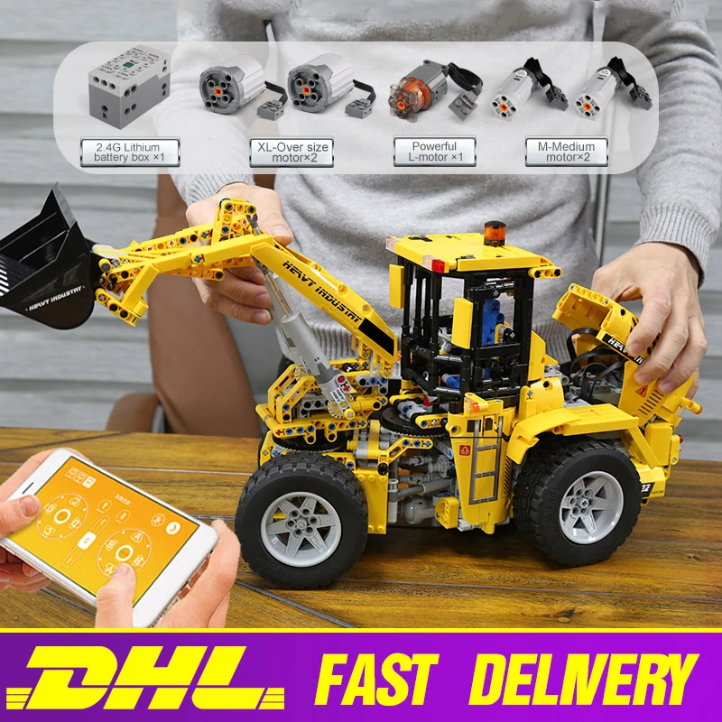 Lepining 20006 Technic Series L350F колесный погрузчик RC модель автомобиля Комплект