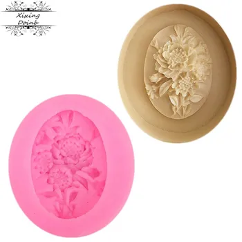 

Chrysanthemum Flower Shape Silicone Mold Fondant Chocolate cake tools Baking Cookie Moulds Decorating Molds