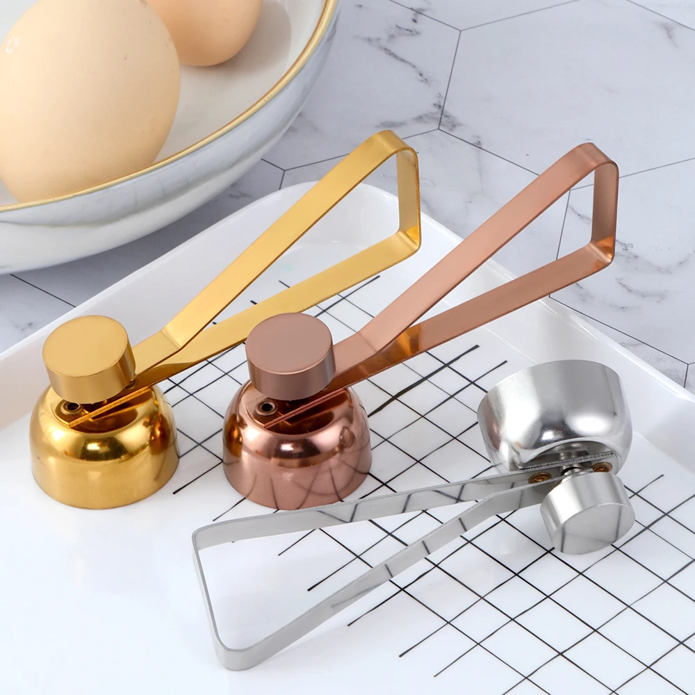 1PC Egg Scissors Stainless Steel Boiled Egg Separator Topper Shell Cutter Knocker Baking Cracker Opener Cooking Tools