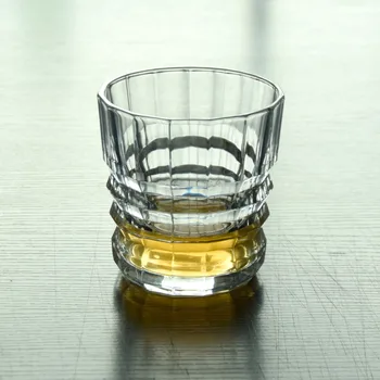 

2 Pcs/slot classical transparent fashion whiskey wine glass party pub wine drinking glass cups 0831-25