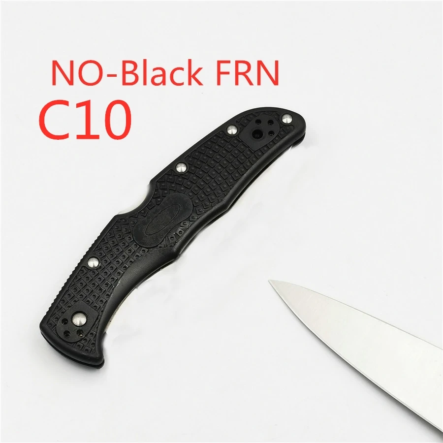 C10-BLACK BENYS C10 CNC нож CPM-VG10-FRN ручка Открытый Кемпинг EDC инструменты - Цвет: C10-BLACK