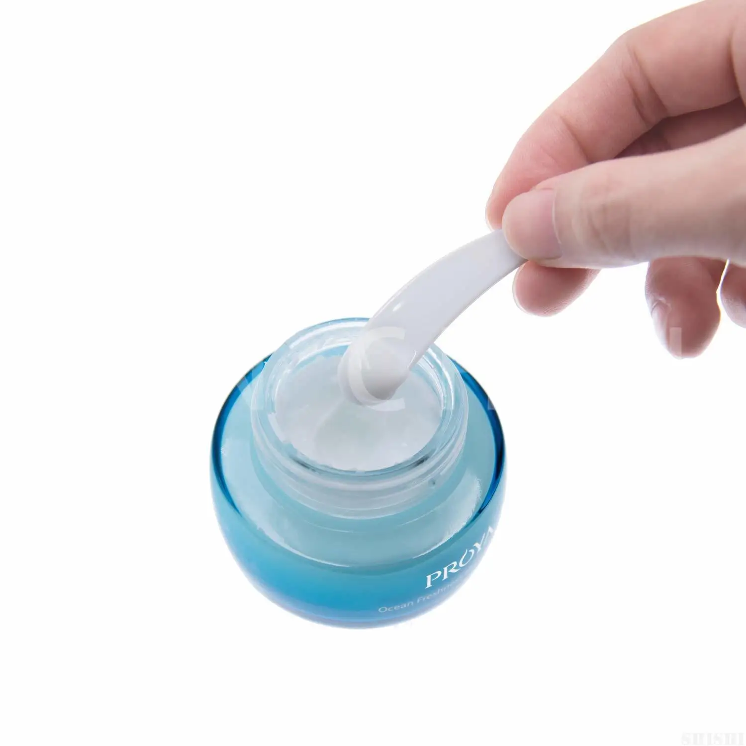 Mini cosmetic spatula 50Pcs mini cosmetic spatula disposable curved scoop makeup mask cream spoon eye cream stick make up face beauty tool kits