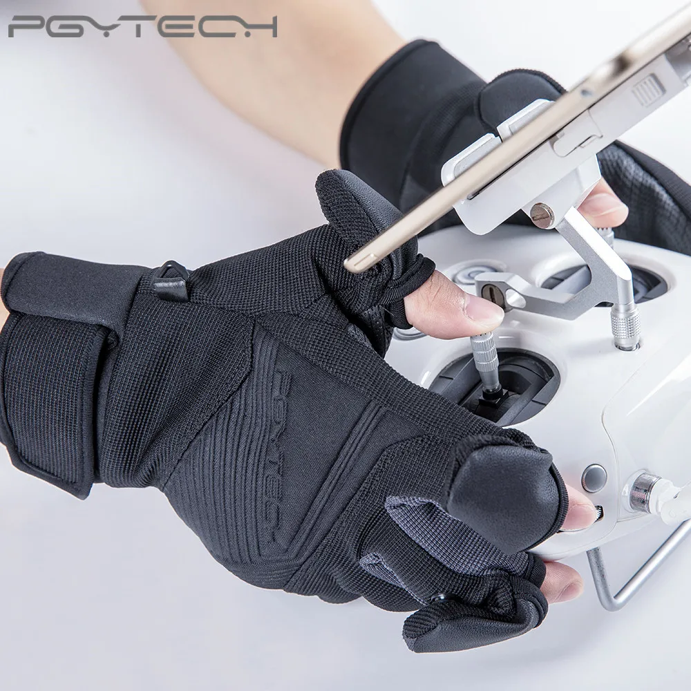 Cena PGYTECH fotografia rękawice ogrodowe wspinaczka jazda na nartach wodoodporny wiatroszczelny ekran dotykowy latające rękawice dla DJI drony Mavic Mini