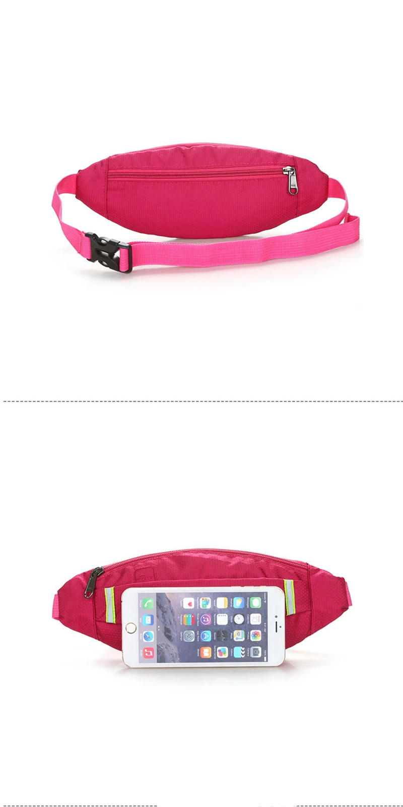 Men Women Running Waist Bag Sport Pack Cycling Bag Belt Fanny Waist Pouch Outdoor Travel Racing Hiking Gym Fitness Money Purse (30)