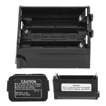 

BT-8 6 x AA Battery Storage Case Organizer Fit for Kenwood TH-28 TH-48 TH78A Radio Hot