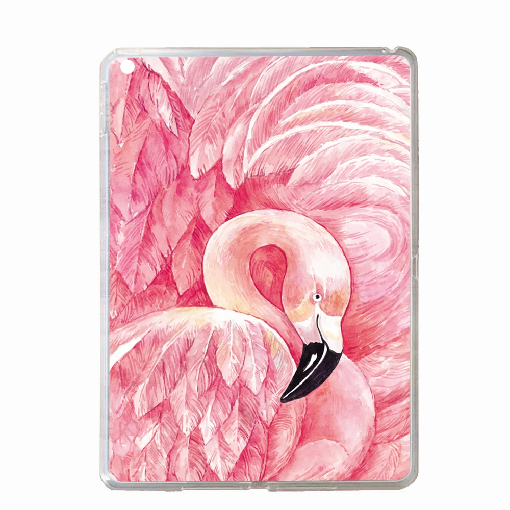 Мягкий чехол из ТПУ для iPad 10,2 10,2 дюйма, защитный чехол с принтом, силиконовый супертонкий чехол для задней панели планшета