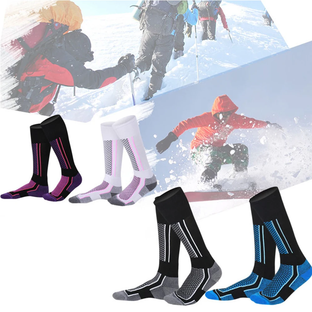 

2019 New High Quality Men Women Skiing Socks Winter Outdoor Sport Snowboarding Hiking Ski Socks Warm Thicker Cotton Thermosocks