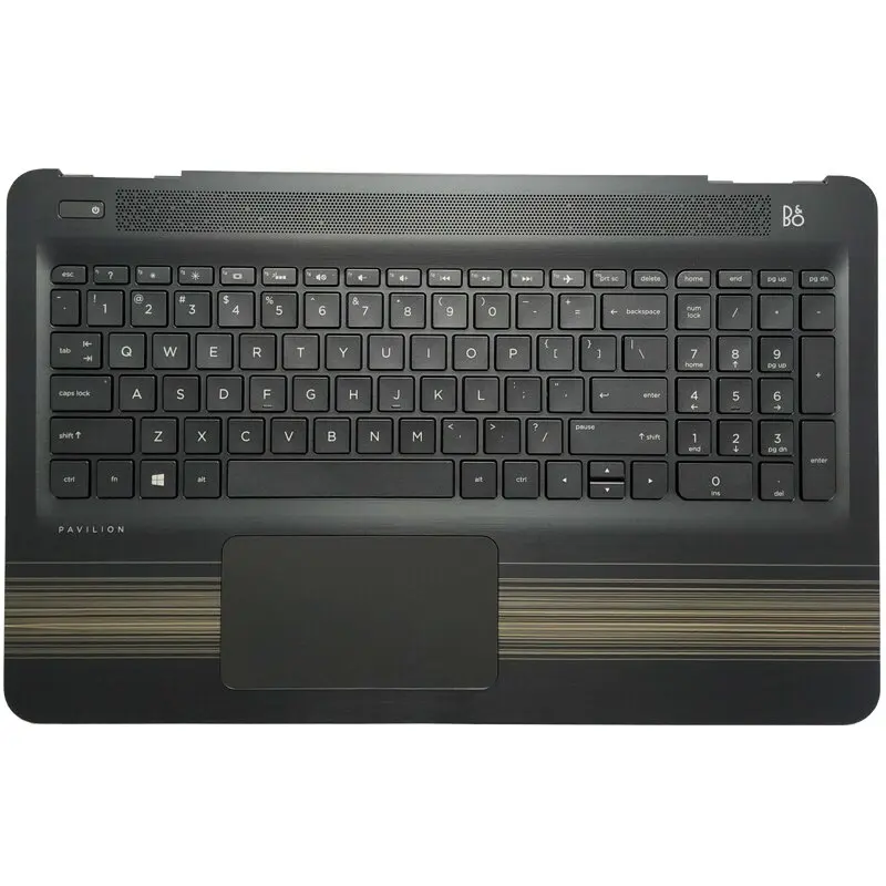 New For HP Pavilion 15-AU 15-AW Series Laptop US Keyboard With Palmrest Upper Cover Touchpad Backlight | Компьютеры и офис