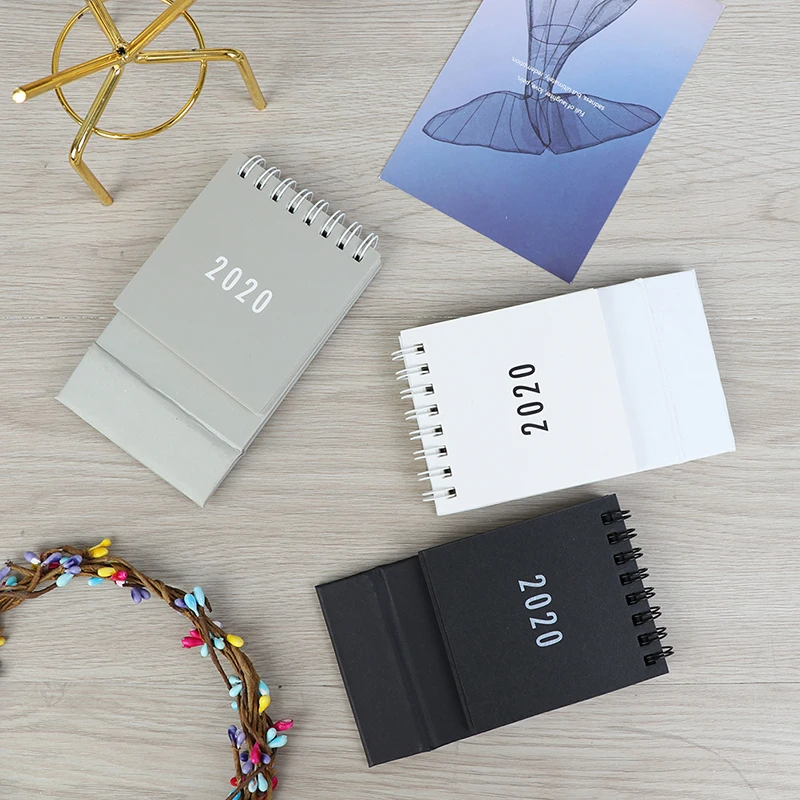 1pc Planner Table Calendar weekly planner Monthly To Do List Desktop Diary Simple decoration stationery school supplies