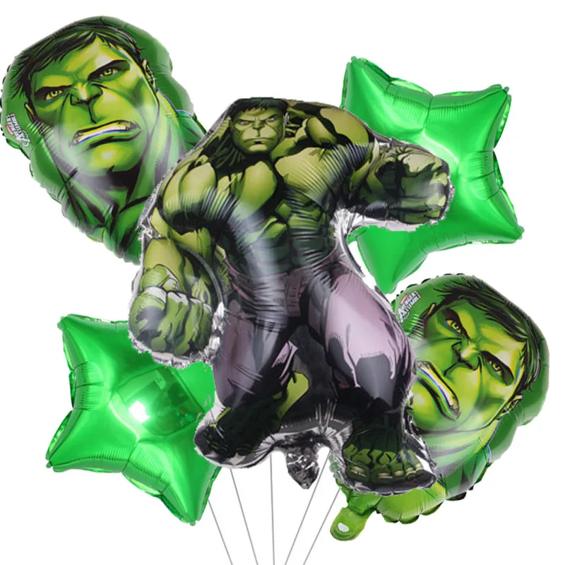 

Superhero Hulk balloon the Avengers boy birthday party decoration Kids toy/gift Hulk baloon 1st/2/3th/4/5 years old birthday