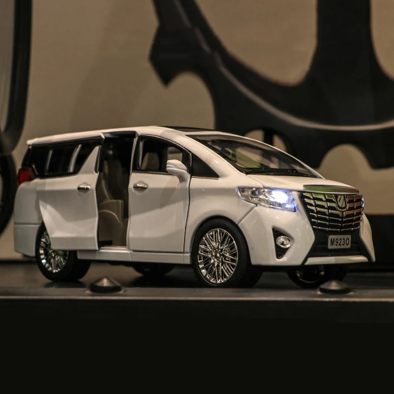 Модель автомобиля Alphard в масштабе 1:24 литые игрушечные автомобили внедорожник из