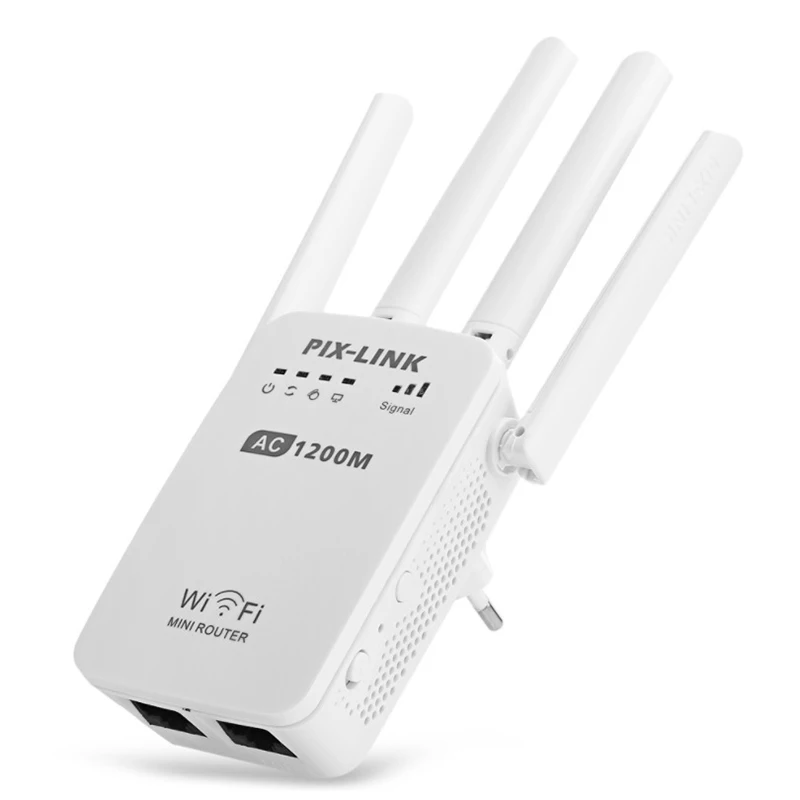 Ac 1200 Мбит/с Ac1200M 5G Беспроводной ретранслятор высокоскоростной 5G гигабит Wi-Fi маршрутизатор Антенна ЕС вилка