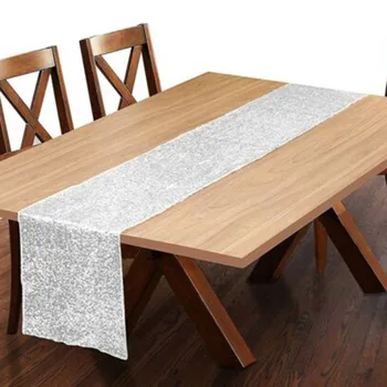 

Glitter Table runner Sequin Tablecloth Textiles Banquet Wedding Bridal