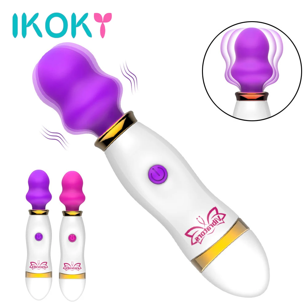 IKOKY Мощный вибратор волшебная палочка эротический Массажер для точки G