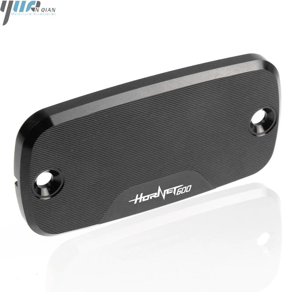 

Motorcycle Accessories CNC Aluminum Brake Fluid Tank Cap Brake pump Cover FLUID RESERVOIR Cap FOR Honda Hornet 600 1998-2014