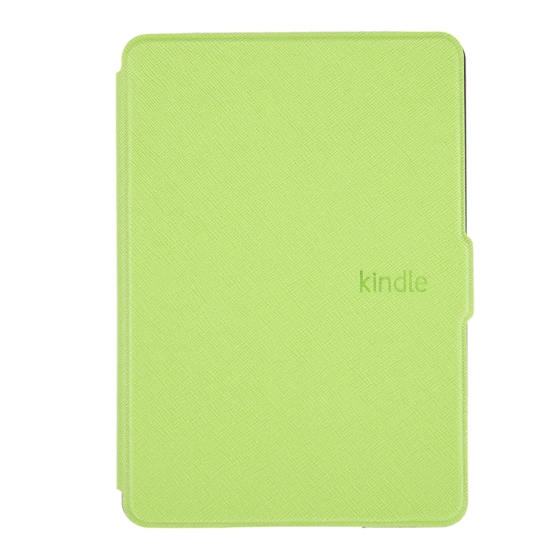 Green Магнитный чехол из искусственной кожи тонкий для Amazon Kindle Paperwhite(Крест шаблон, фиолетовый - Цвет: Green