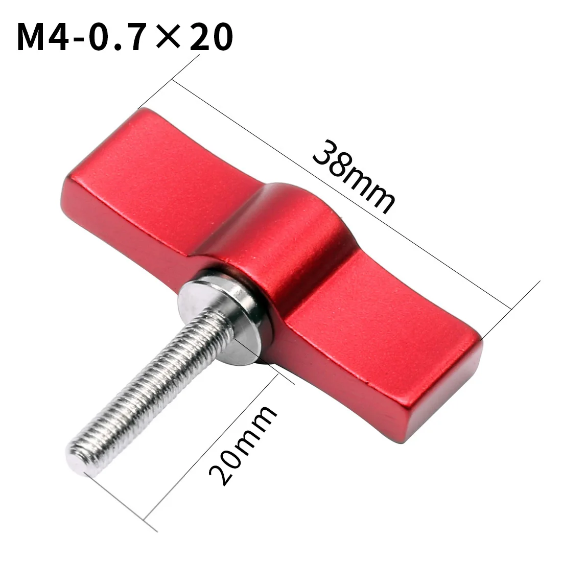 

FEICHAO M4 M6 Hand Tighten Screw 17mm 20mm 12mm L-Type/T Shaped Adjustable Handle Wrench Lock Adapter for SLR Camera Cage Rig