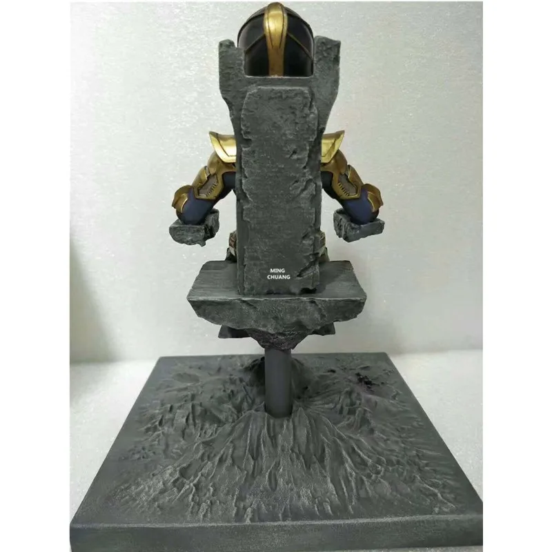 8 "Статуя Таноса Megamind бюст Q версия сидя полноразмерный портрет Рождественский подарок GK фигурка игрушка коробка 20 см V1124