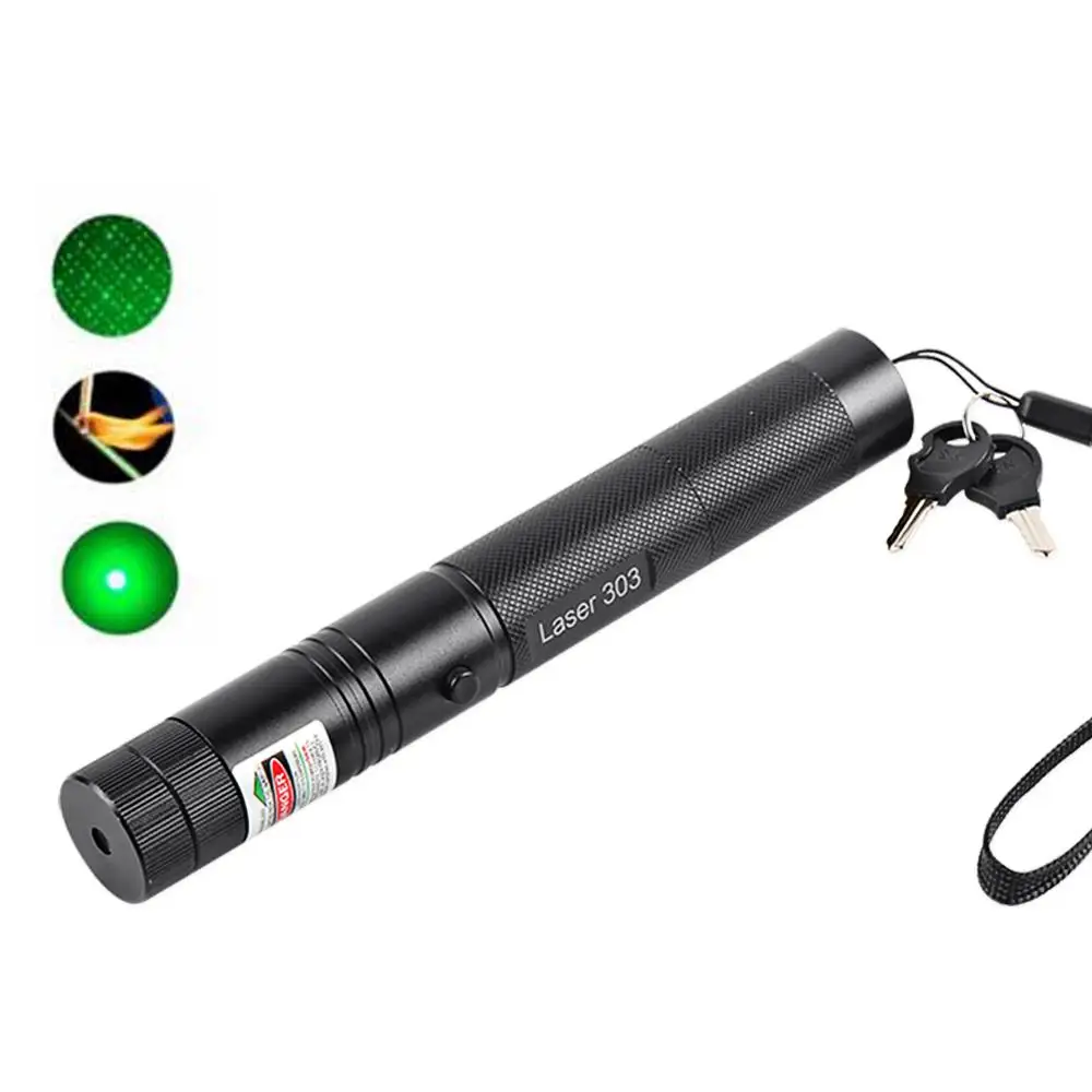 2PC 532nm Green Laser Pointer Rechargeable Astronomy 18650 900Miles Assassin Pen 