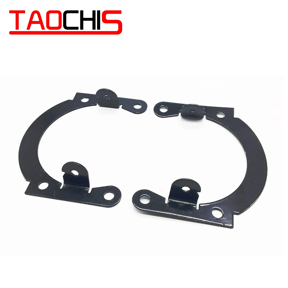 

TAOCHIS Fog light Universal Bracket Adapter Frame For M6 2.5 3.0 inch Fog lamp bi xenon Projector Lens Modify Screws Nuts