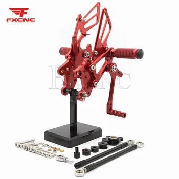 

For Honda CBR600RR ABS CBR 600RR ABS 2003-2006 Motorcycle Rearset Footpeg Footrest Aluminum Adjustable Pedal Rearset Motor Pedal