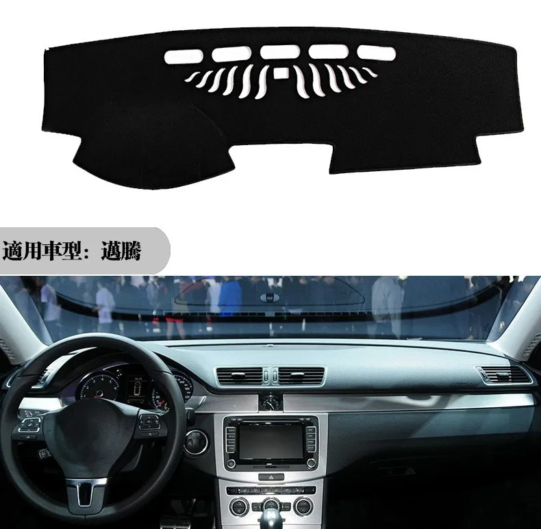 

Car Dashboard Cover Mat Pad Dashmat Sun Shade Instrument Carpet Accessories For Volkswagen VW Passat B6 B7 06-15 Passat CC 09-17