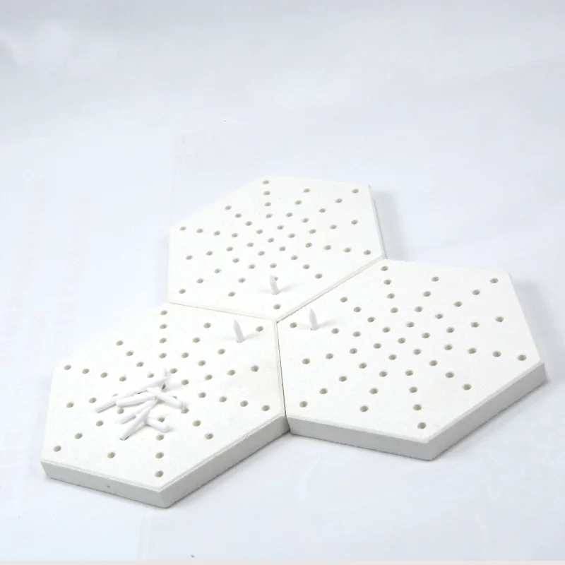 Ceramic porous refractory mats, high temperature materials, pottery