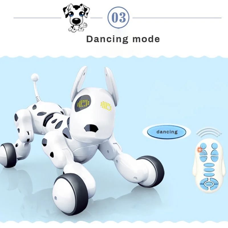 

RC Smart Robot Dog Electric Wireless Remote Control Toy Sing Dance Walking for Kids High Quality