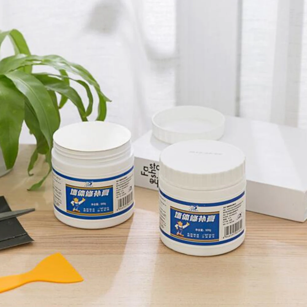 

500g White Latex Wall Cream Putty Inner Beautiful Sealant , Graffiti Plaster HoleScratch Shedding Crack Repair Construction Tool