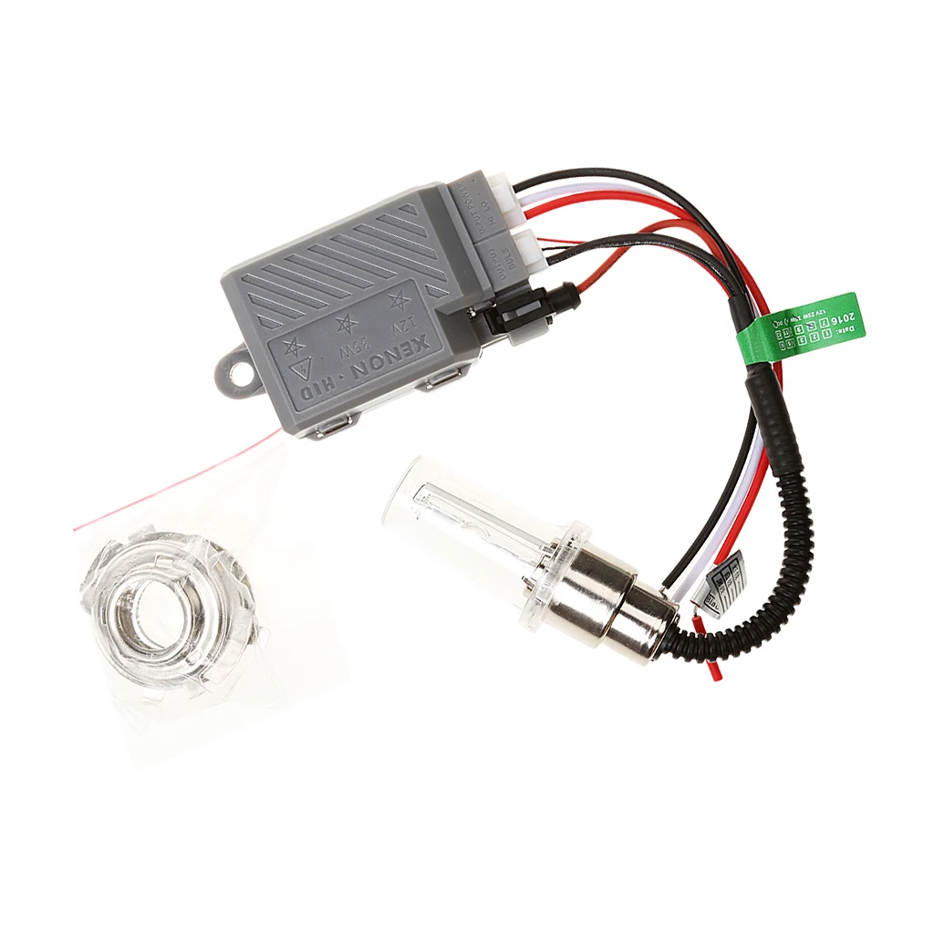 DC 12V 35W H6 Motorcycle HID Kit Headlight Ballast Hi/Lo Bi-xenon Bulb 6000W