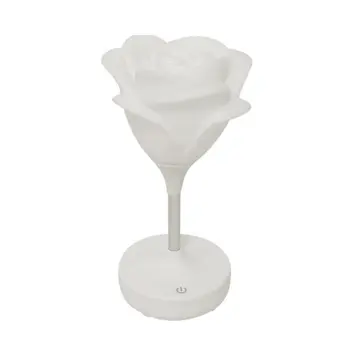 

Led Rose-Shaped USB Charging Touch Switch Night Light Home Decoration Eye Protaction Creative Romantic Atmosphere Table Lamp