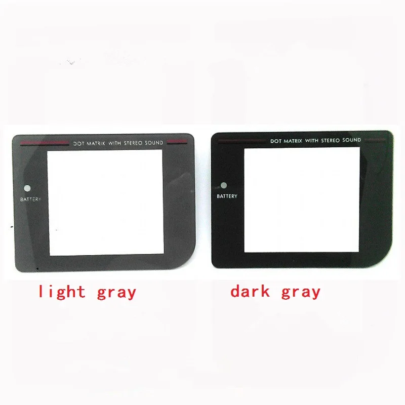 

50pcs DMG-01 Play It Loud Gray glass Replacement Screen Lens Protector for Nintendo Gameboy System