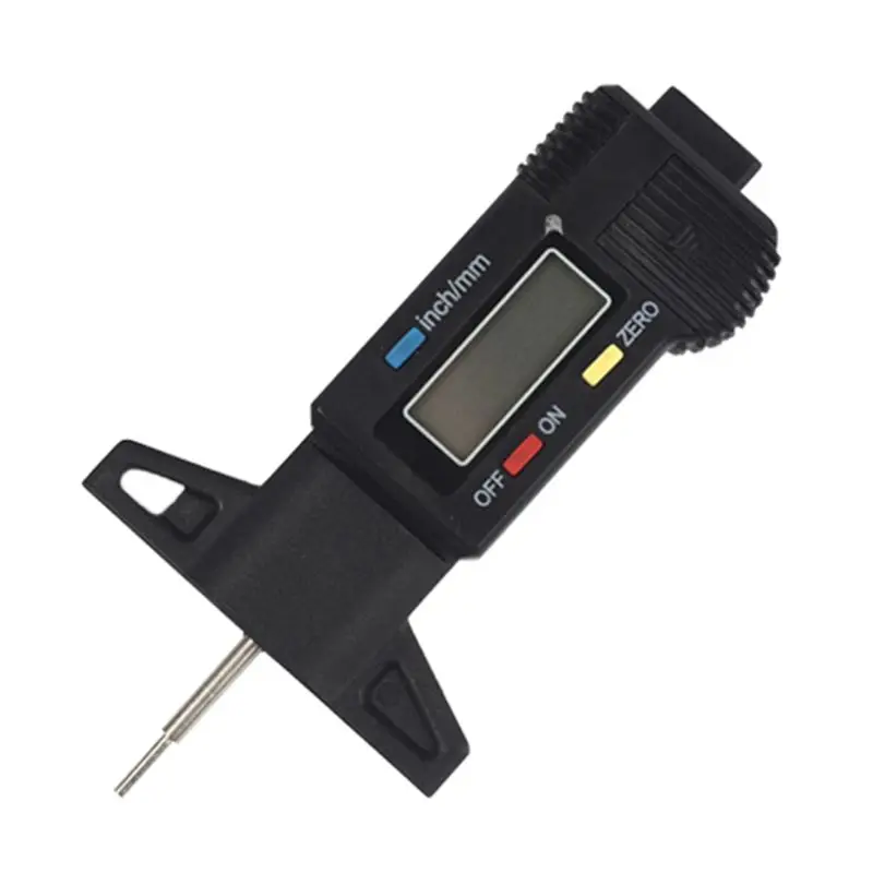 

Car Tyre Tire Tread Depth Tester Gauge Digital LCD Display Caliper Measurer Tool