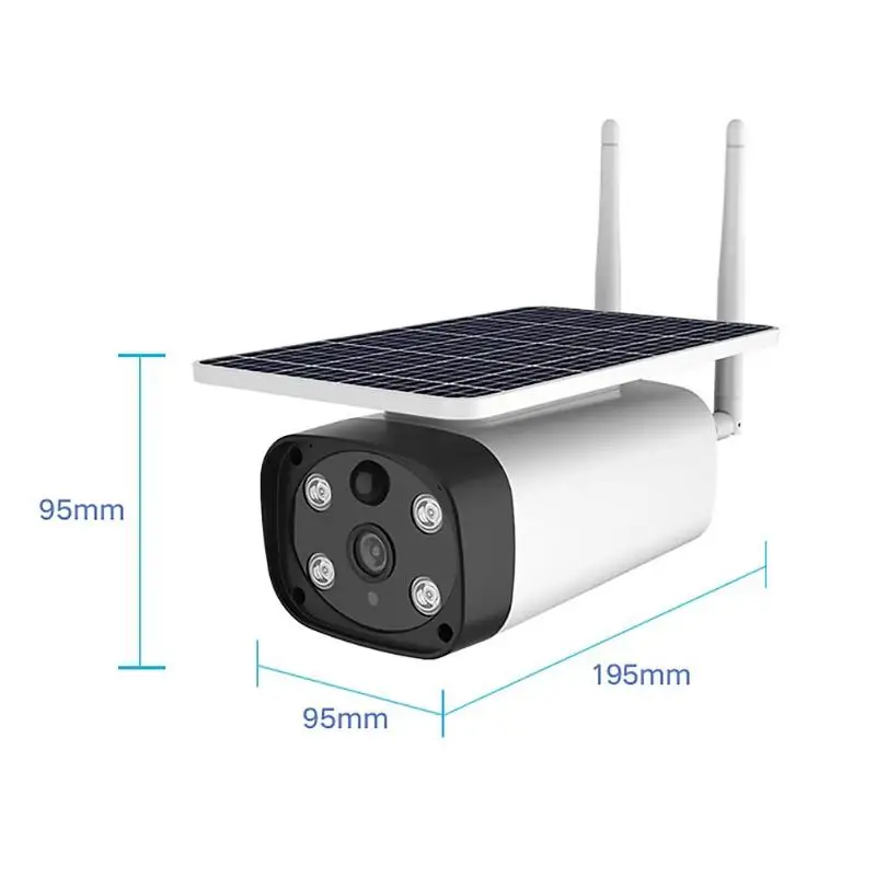 Прочная Солнечная камера многофункциональная WiFi ip-камера на солнечной батарейке камера ночного видения с солнечной батареей
