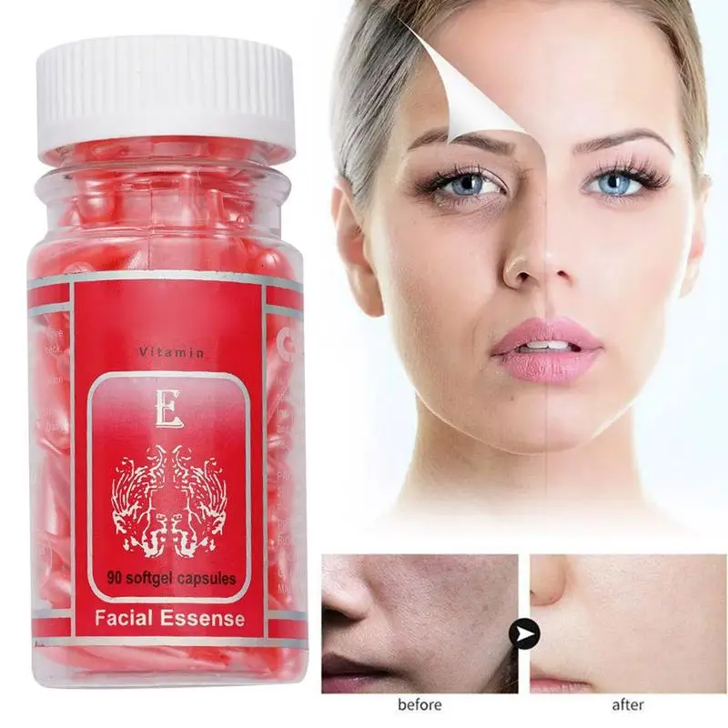 90pcs/box Vitamin E Capsules Spot Acne Removing Moisturizing Nutrition Whitening Freckle Capsule Serum Face Cream Hot 90pcs/box Vitamin E Capsules Spot Acne Removing Moisturizing Nutrition Whitening Freckle Capsule Serum Face Cream Hot