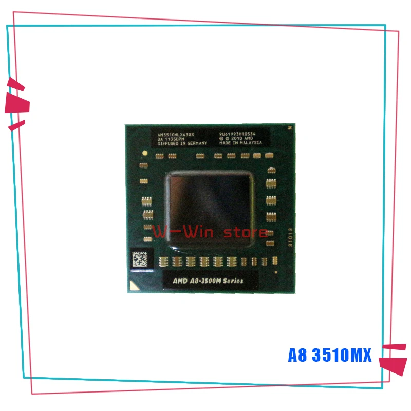 AMD A8-Series A8-3510MX A8 3510MX 1 8 ГГц Quad-Core Quad-нить Процессор процессор AM3510HLX43GX гнездо FS1 |