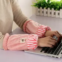 Противообрастающий мультфильм для мужчин и женщин детей студентов Короткие манжеты дети милые нарукавники детские наборы нарукавник