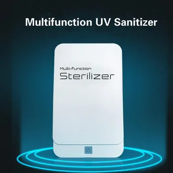 

UV Light Sanitizer Box Face Masks Cellphone Disinfection Jewelry Cleaner Personal Sterilization Cabinet Ultraviolet Disinfection