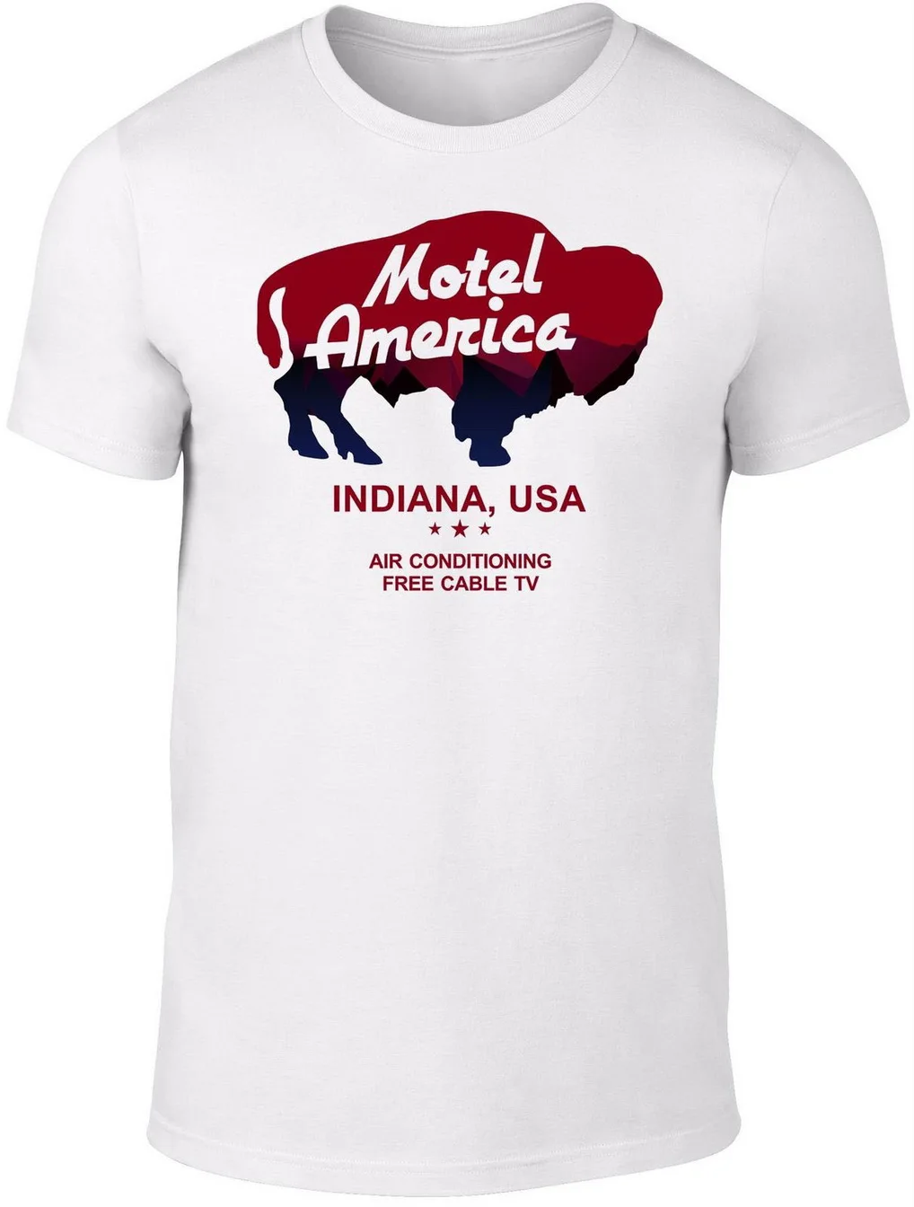 Men's Motel America T-Shirt American Gods Inspired TV Mcshane Watch Cool TEE Shirt New Unisex Funny |
