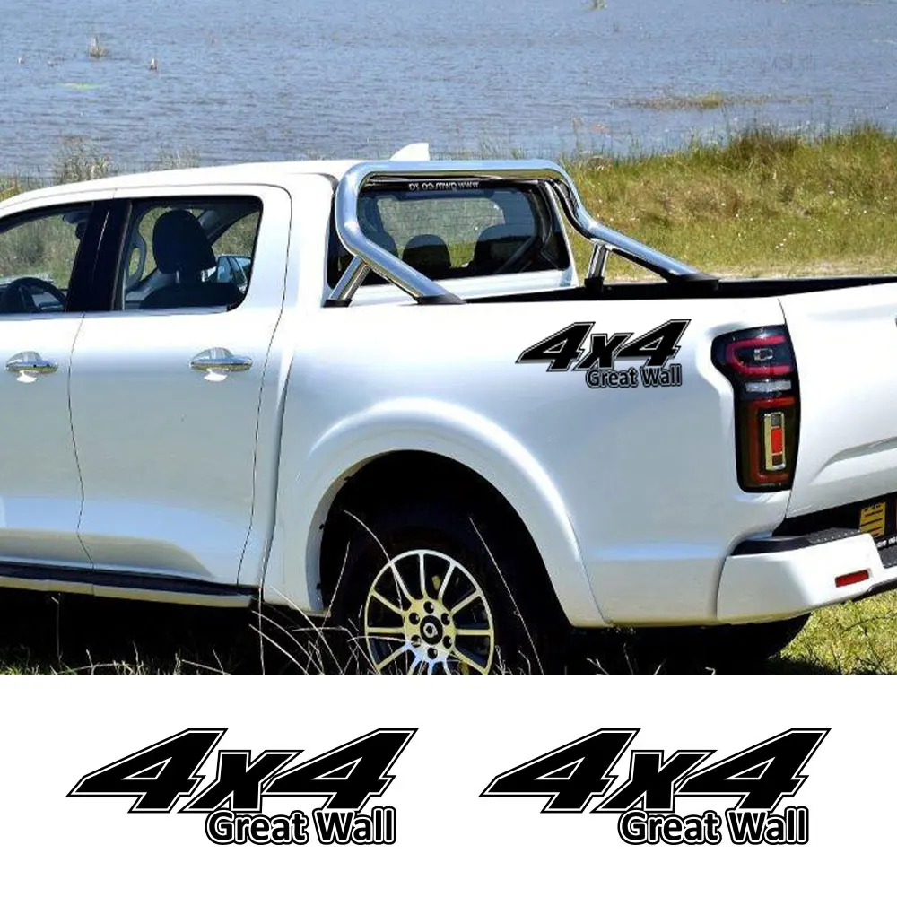 Боковая наклейка на заднюю кровать пикапа для GWM Great Wall Poer UTE Cannon X L Truck Graphic 4x4