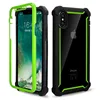 Heavy Duty Shockproof Phone Case For iPhone 11 Pro Max X XR XS Max SE 2022 6 6S 7 8 Plus 5S Soft TPU+PC Transparent Back Cover ► Photo 1/6