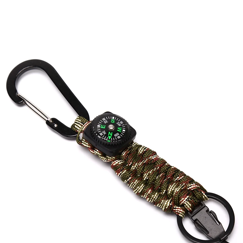 Компасы плетеный браслет для мужчин многофункциональный браслет для выживания Открытый Отдых спасательный Веревка Браслеты для женщин
