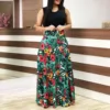 Women Dress Summer Sleeveless Floral Printed Casual O-neck Swing Dress Maxi Dresses For Women Summer Ropa Mujer Verano 2021 4