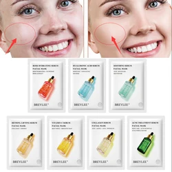 Collagen Face Mask Skin Care Hyaluronic Acid Moisturizing Anti-Wrinkle Masks Vitamin C Whitening Brighten Firm Beauty Cosmetics