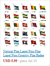 pride Flag Badge Flag Brooch National Flag Lapel Pin International Travel Pins Collections XY0349