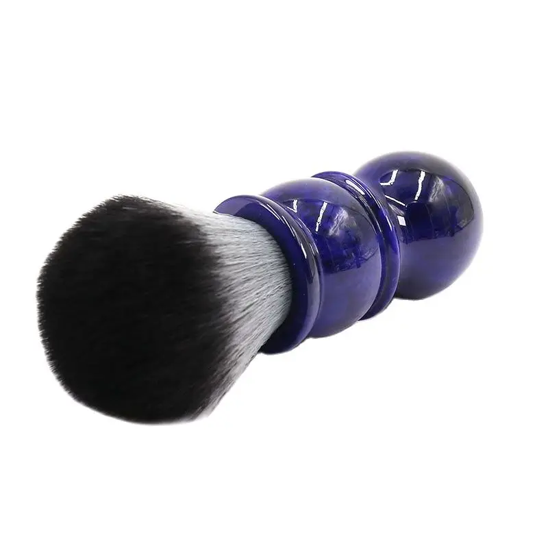 Yaqi 24mm Timber Wolf Color Synthetic Hair Barber Shave Brush Mens Synthetic Shave Brush