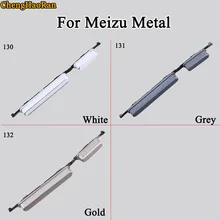 ChengHaoRan 1 шт. Боковая кнопка включения выключения кнопки громкости для maziu металлические запасные части белый/серый/золотой