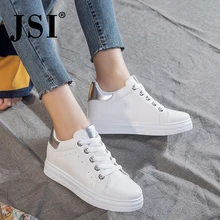 JSI New Fashion Women Flats Mixed Colors Cross-Tied Lace-Up High Quality Anti-Slippery Comfortable Shoes Round Toe Sneakers JY98 JSI New Fashion Women Flats Mixed Colors Cross-Tied Lace-Up High Quality Anti-Slippery Comfortable Shoes Round Toe Sneakers JY98