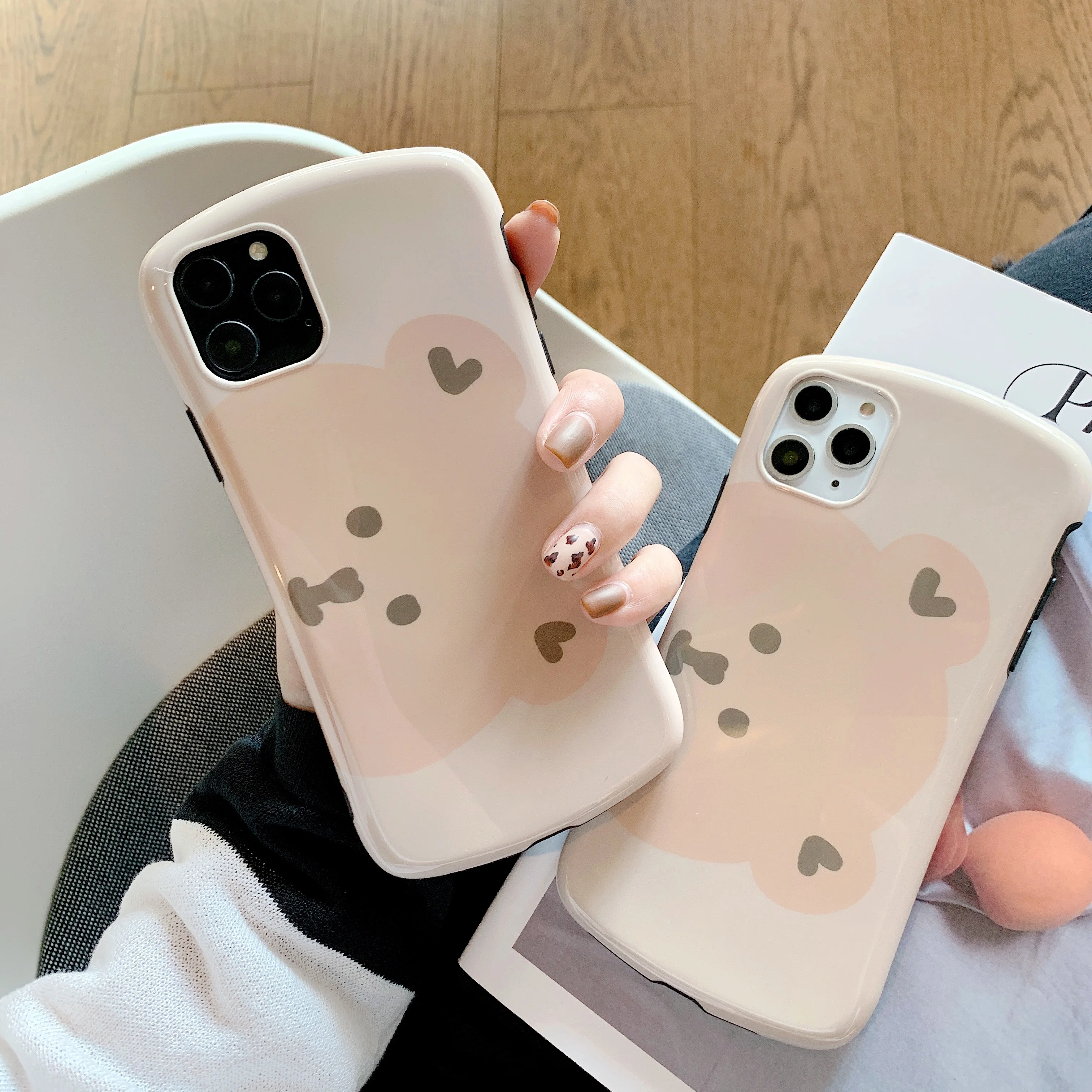 ORYKSZ чехол для телефона с милым мультяшным медведем iPhone 11 Pro Max XS XR X 6 s 7 8 Plus